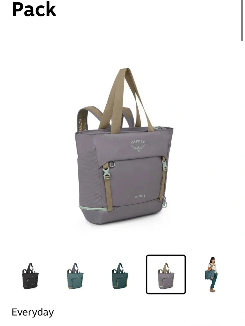 OSPREY Daylite Backpack - Large Tote - New - Picture 8 of 8